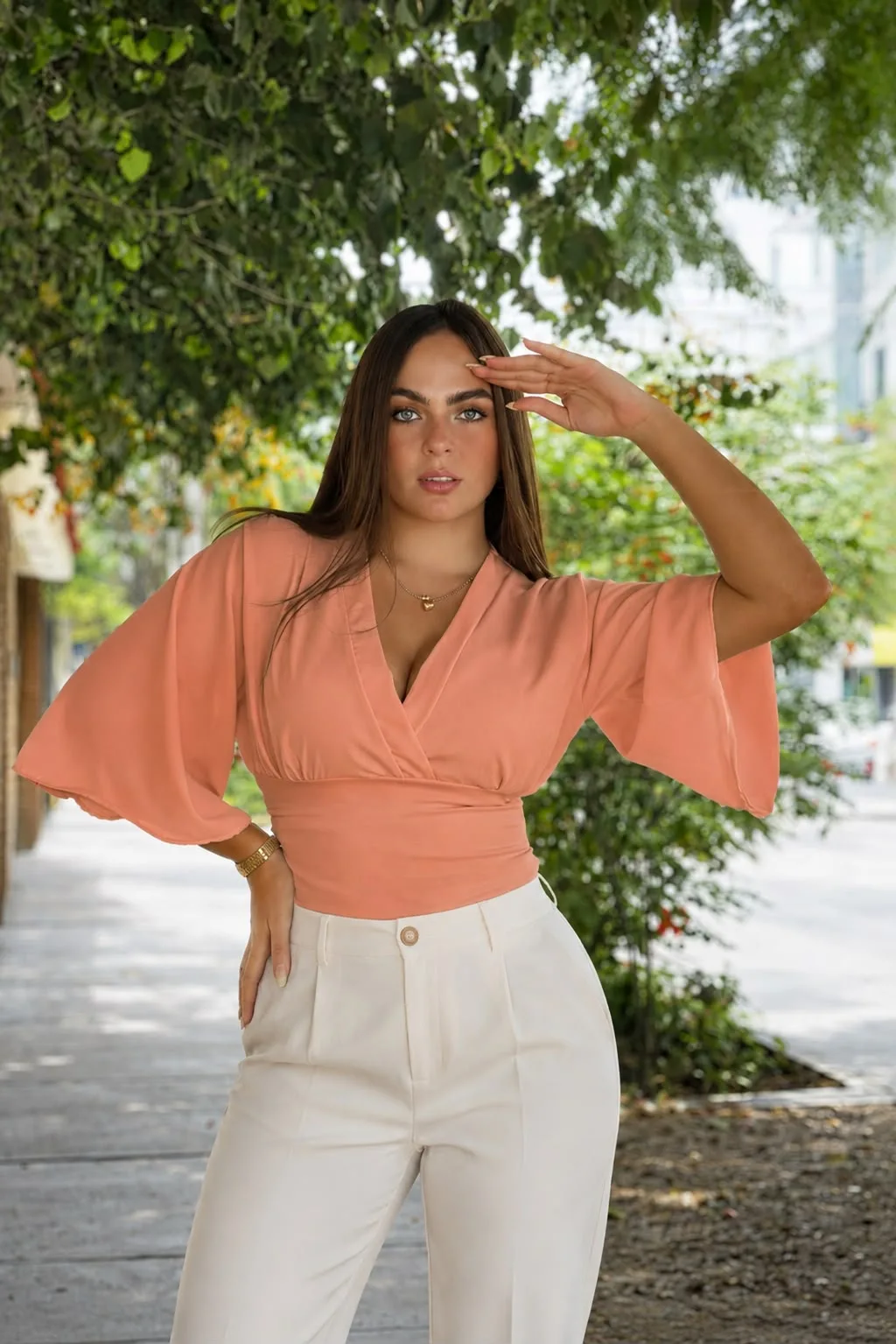 BLUSA GRETTA SALMON