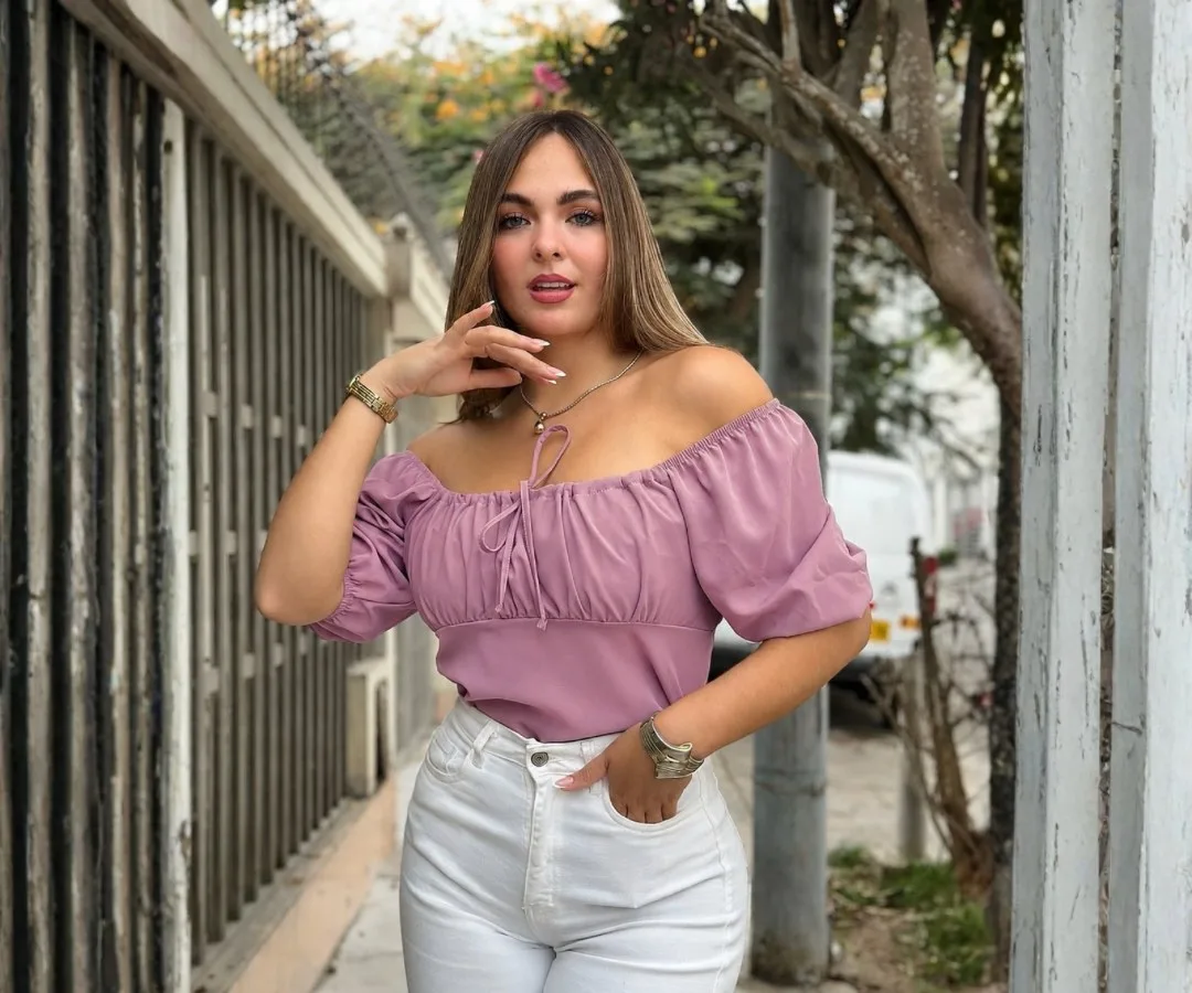 BLUSA BRENDA MANGA CORTA PALO ROSA