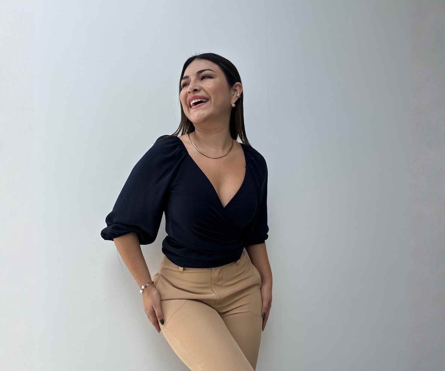 BLUSA DALIA AZUL MARINO