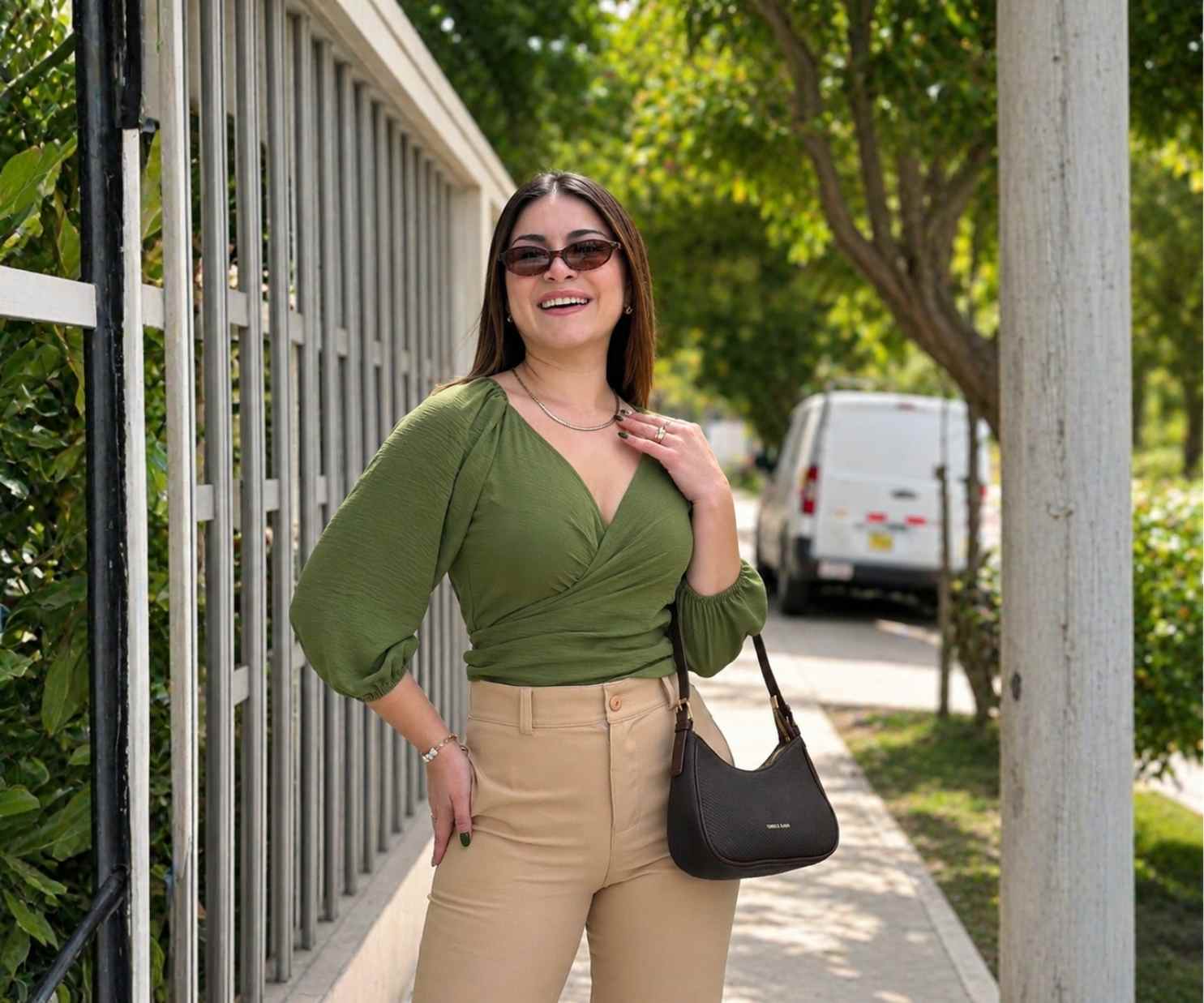 BLUSA DALIA VERDE OLIVO