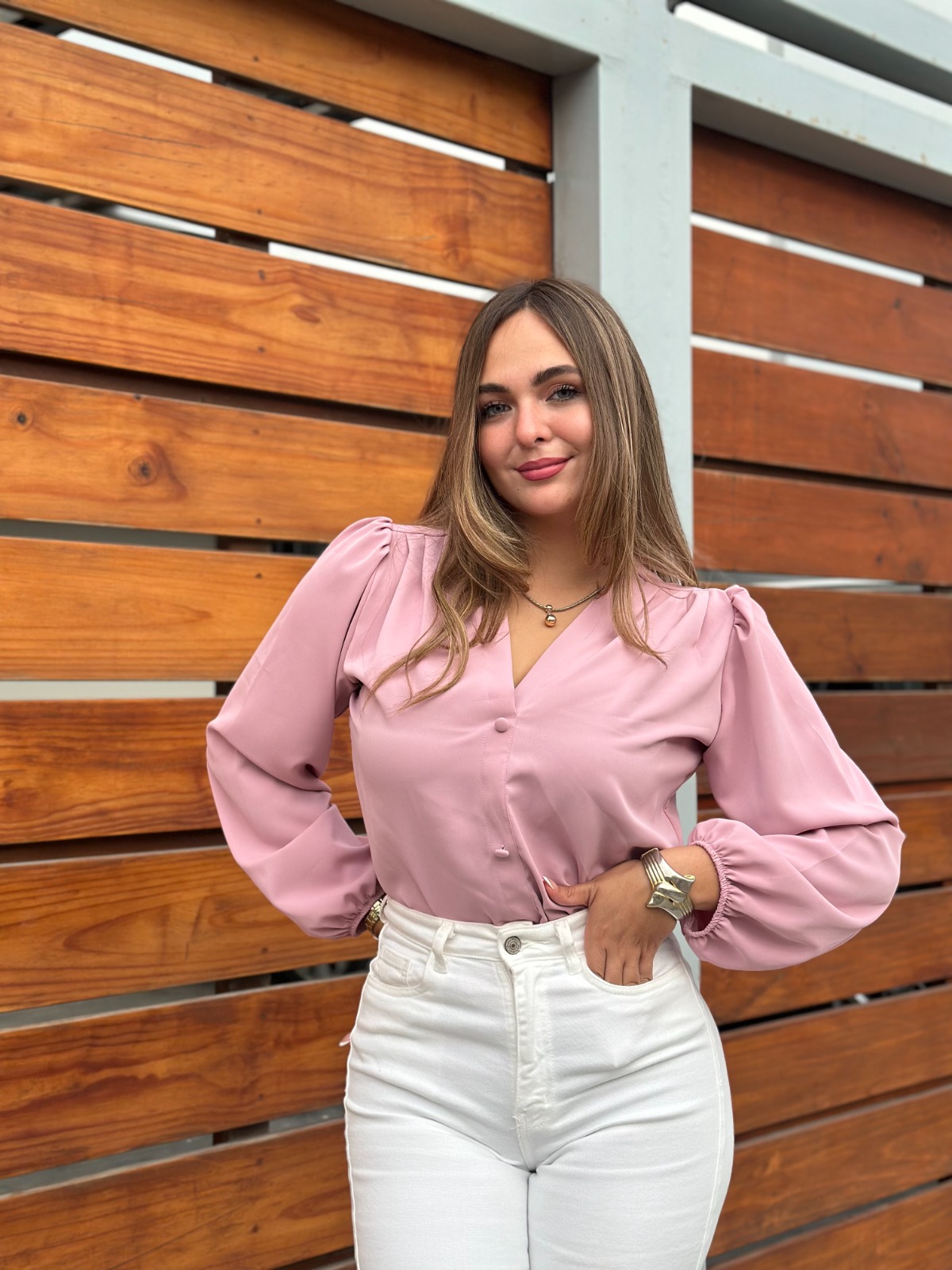 BLUSA IRINA PALO ROSA