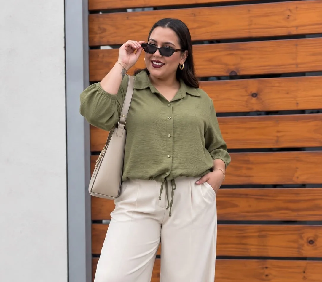 BLUSA ALBA VERDE OLIVO